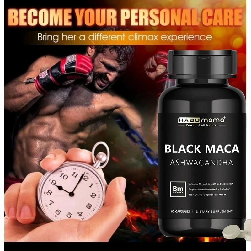 Male Enhancing Supplement with Black Maca