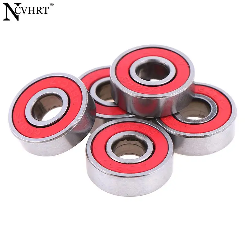 5Pcs Professional ABEC 7 608RS Skate Scooter Skateboard Wheels Spare Bearings Ball Roller Highest Precision Shafts 22x8x7mm ball bearings metal shielded ball bearings linear bearing spherical bearings hybrid ceramic bearing oil bearing bearing needle roller