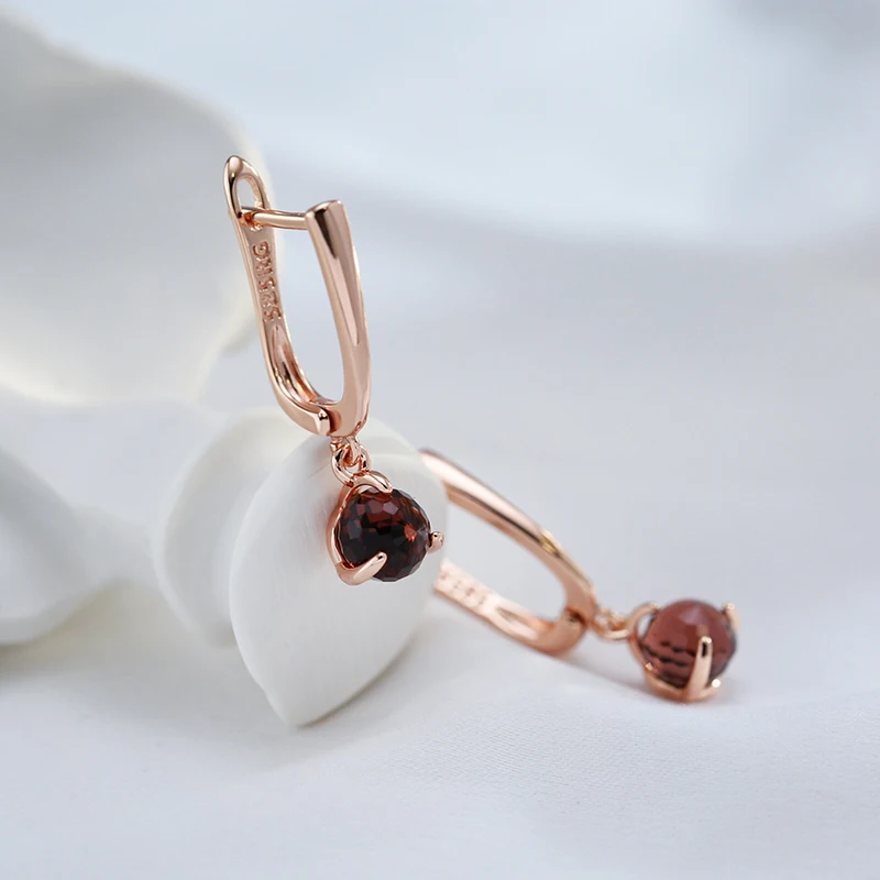 Personality Claw Inlay Blue Green Red Glass Ball Pendant Earrings