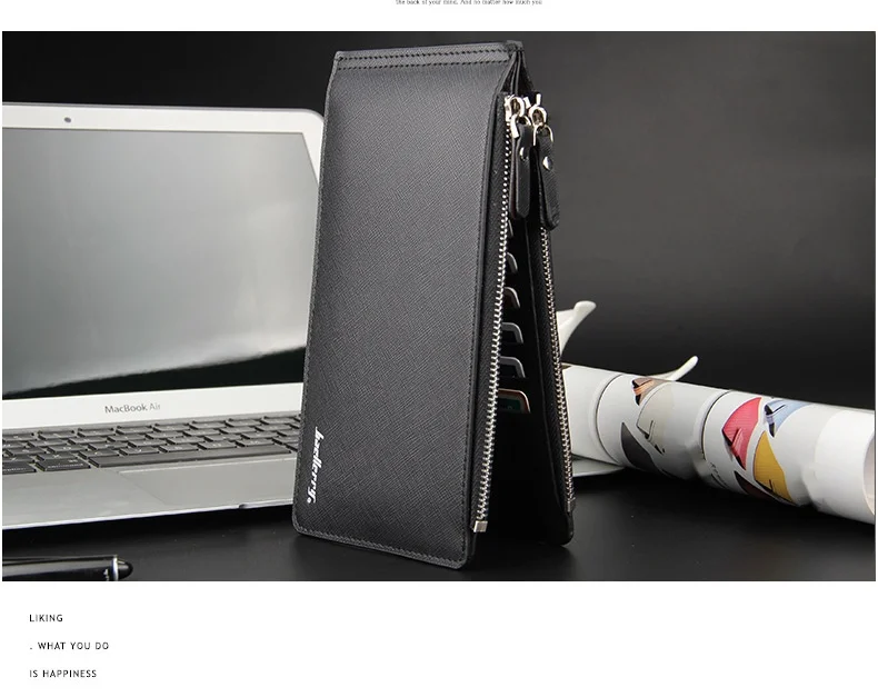 Herren Langbörse Mit Kartenfächern Und Schlankem Design_voghion.com