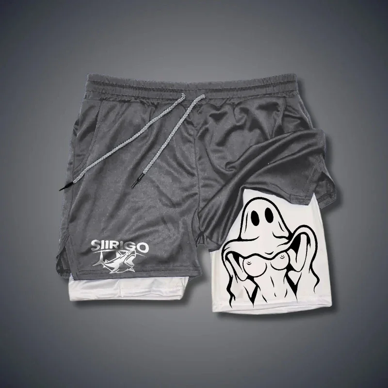 Рисунок 4 - Двухслойные шорты для фитнеса для мужчин