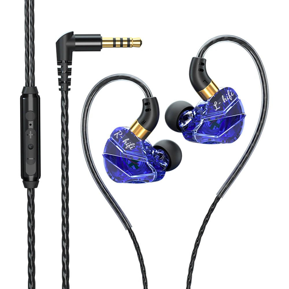 Hi-Fi Wired In-Ear Headphones with Microphone - Versatile Connection & Gamer-Friendly Design