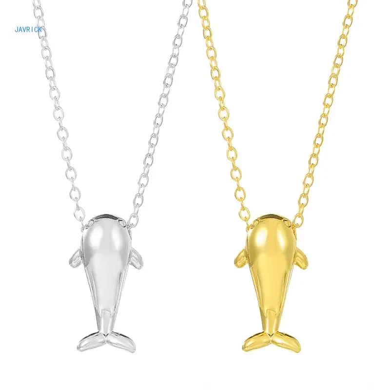 

Y2K Simplicity Whale Pendant Necklace for Women Egirl Korean Fashion Punk