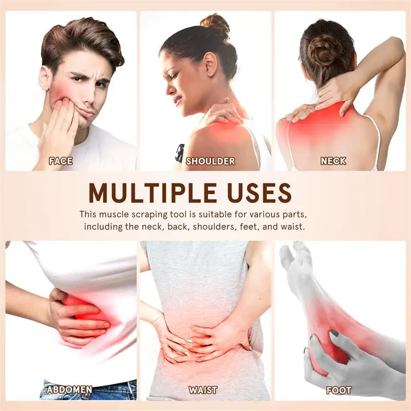 Wood Trigger Point Massage Gua Sha Tools Therapy Massage Muscle Scraper Tool Lymphatic Drainage Tools Health Care