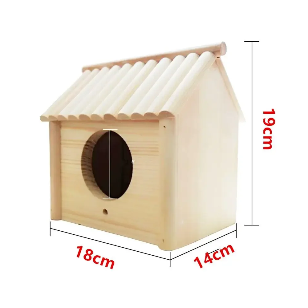 40*26*38cm DIY Wooden Parrot Playground Bird Perch With Swing Ladders Feeder Tray Bird Play Game Stand Breeding Nest F5047