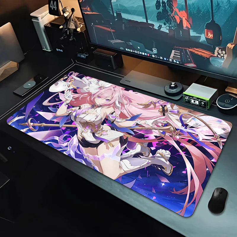 Honkai Impact 3 Elysia Mousepad Large Mouse Mat MousePads Game Office Laptop Carpet Soft Anti-slip Desktop PC carpet Mouse Pad 2