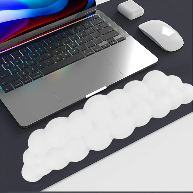Wrist Rest Ergonomic Keyboard Cloud Non-Slip Silicone Desk Mat Pad Hand  Office Mouse Carpet Wristband Support Accessories Mat - AliExpress