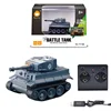 Mini Remote Control Tank Simulation Four way Wireless Charging Children's Remote Control Vehicle Military Toys Children's Tank 5