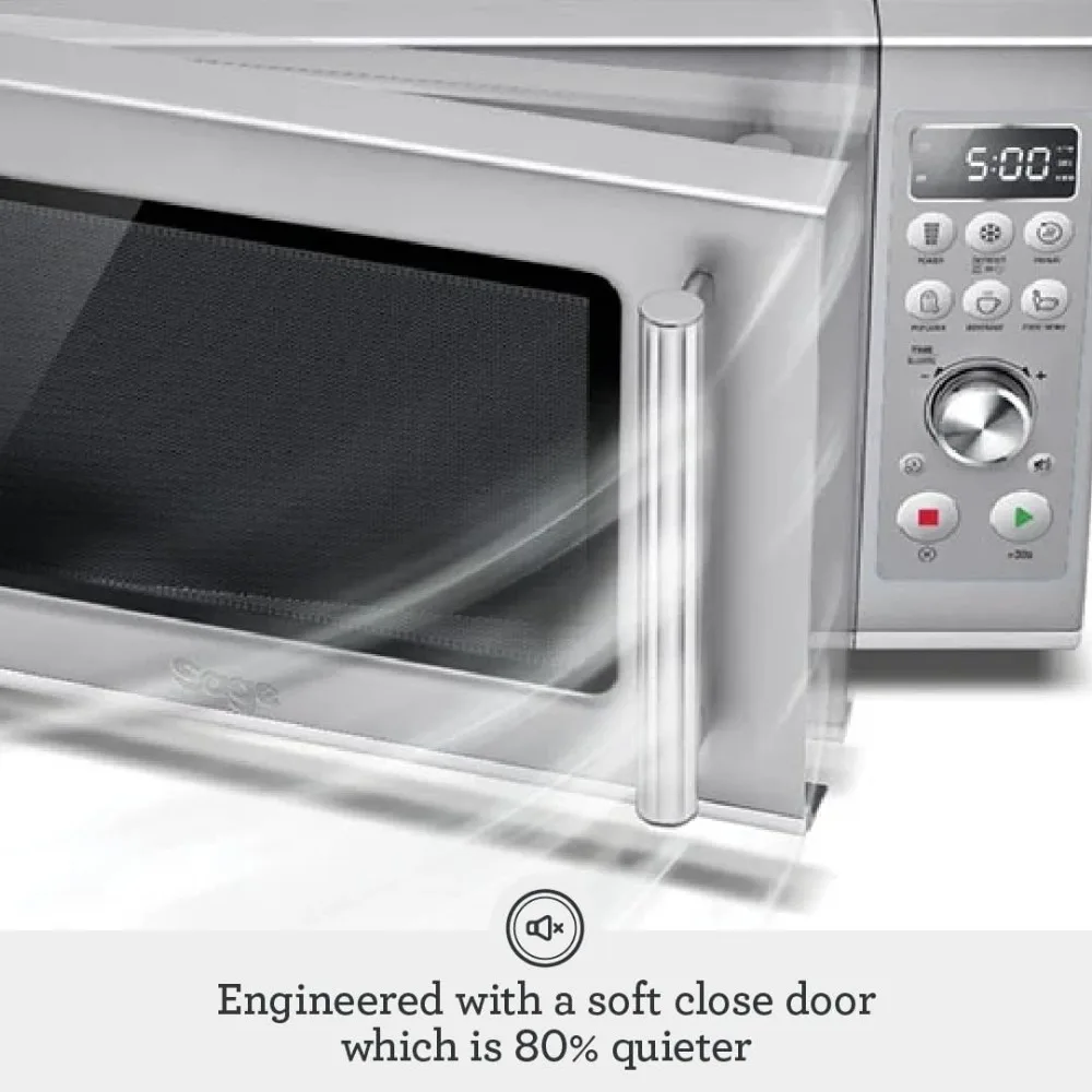 BMO650SIL1BUC1 the Compact Wave Soft Close Countertop Microwave, Silver 3