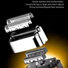 KEMEI KM-T123 Electric Foil Shaver Beard Trimmer Metal Rechargeable Foil Shaver Barber Machine Trimmer Razor 6