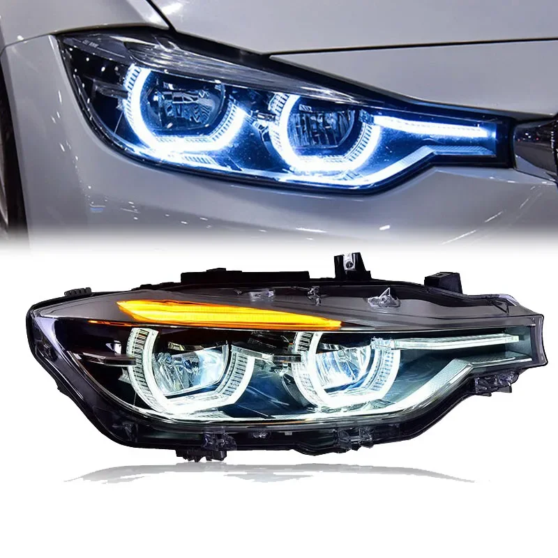 

LED Headlights for BMW F30 F35 F80 3 Series 2013-2019 LED DRL Dynamic Turn Signal Headlamp Halo Projector Car Accessories