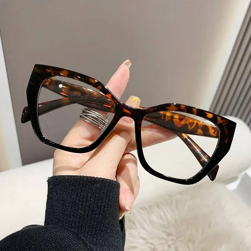 Anti Blue Light Glasses Cat Eye Frame For Men Women Optical Lens Replaceable Eyewear