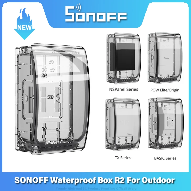 Caixa Impermeável Sonoff Compatível com Sonoff th Elite Sonoff Básico Pow Elite Pow Origem m5 tx Nspanel r2