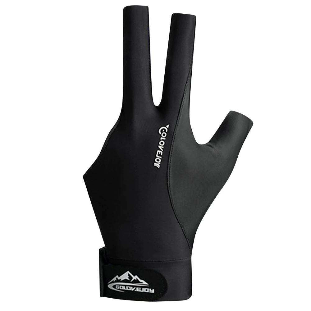 Billiard Gloves Three Finger Gloves Elastic Snooker Pool Adjustable Billiard Training for Men Women Left Hand pool gloves billiard accessories