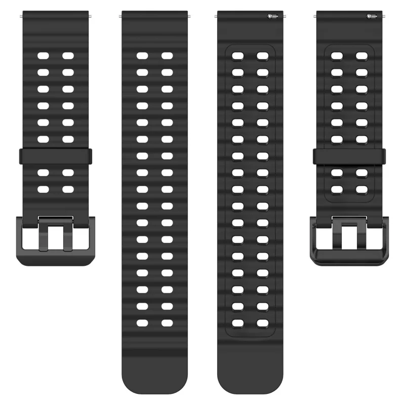 Breathable 22mm Silicone Sports Strap