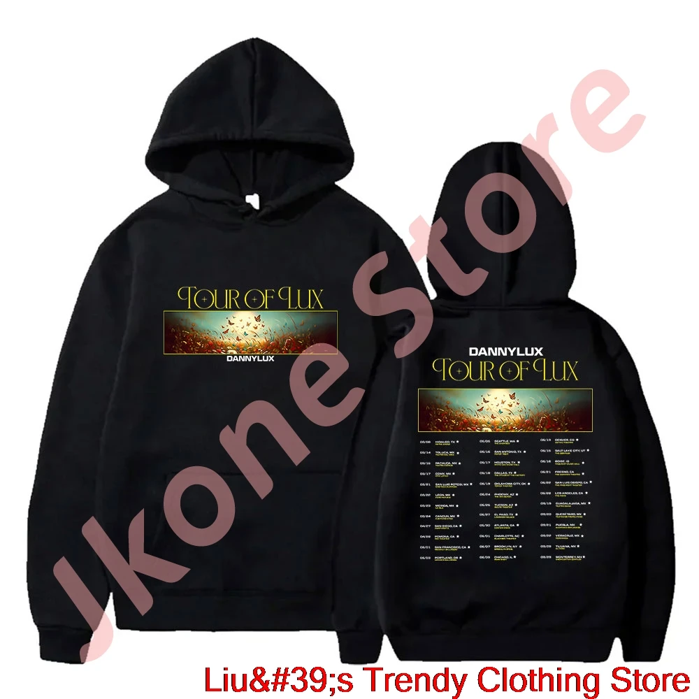 

DannyLux 2024 Tour of Lux Merch Hoodies New Logo Pullovers Women Men Fashion Casual Streetwear Sweatshirts