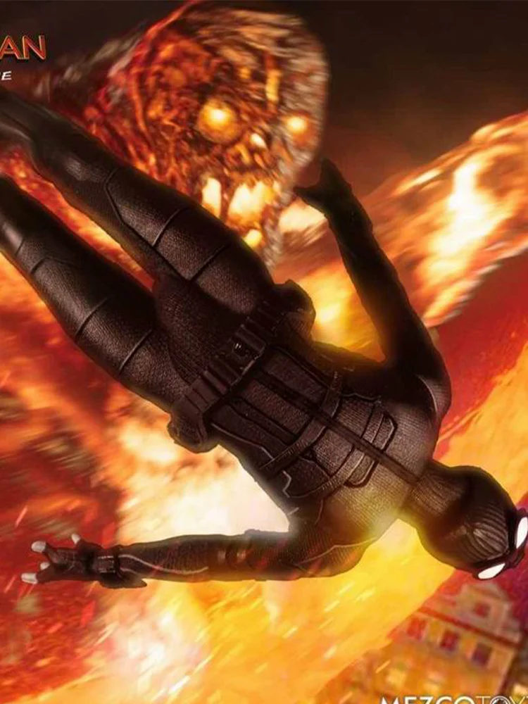 In Stock Mezco Toyz NOV198726 1/12 Scale Spider Man Night