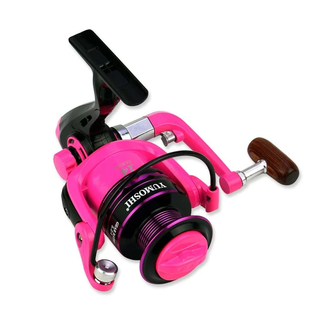 Spinning Metal Wire Cup Fishing Wheel Luya Fishing Wheel Spinning Wheel  Rock Rod Throwing Long Shot Pink - AliExpress