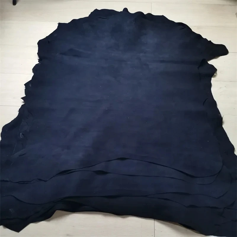 Leather Fabric 1mm Brown Black Sheep Suede Top Leather Real Leather Fabric Handmade DIY Clothes Inside Package Edge Whole Sheepskin