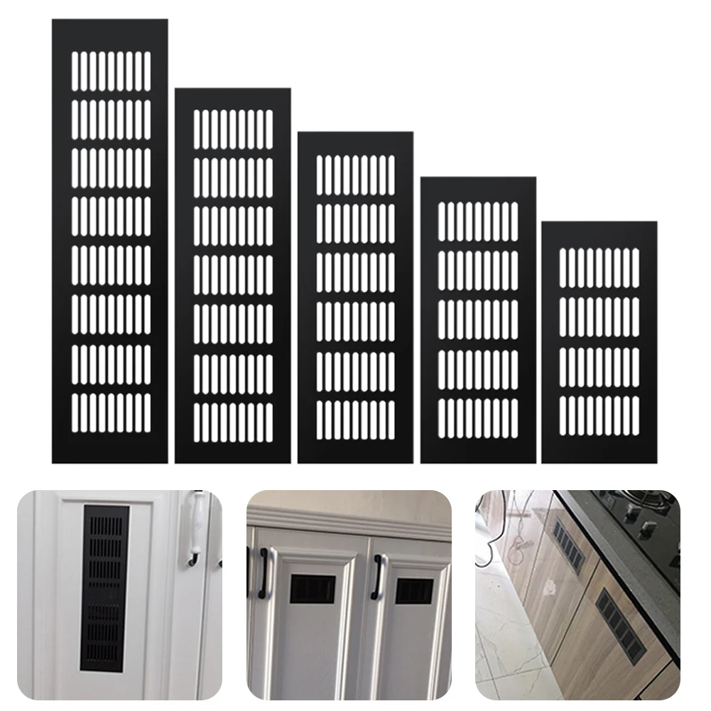 Ventilation Grille 60mm Air Vent Aluminum Alloy Cabinet Easy To Install