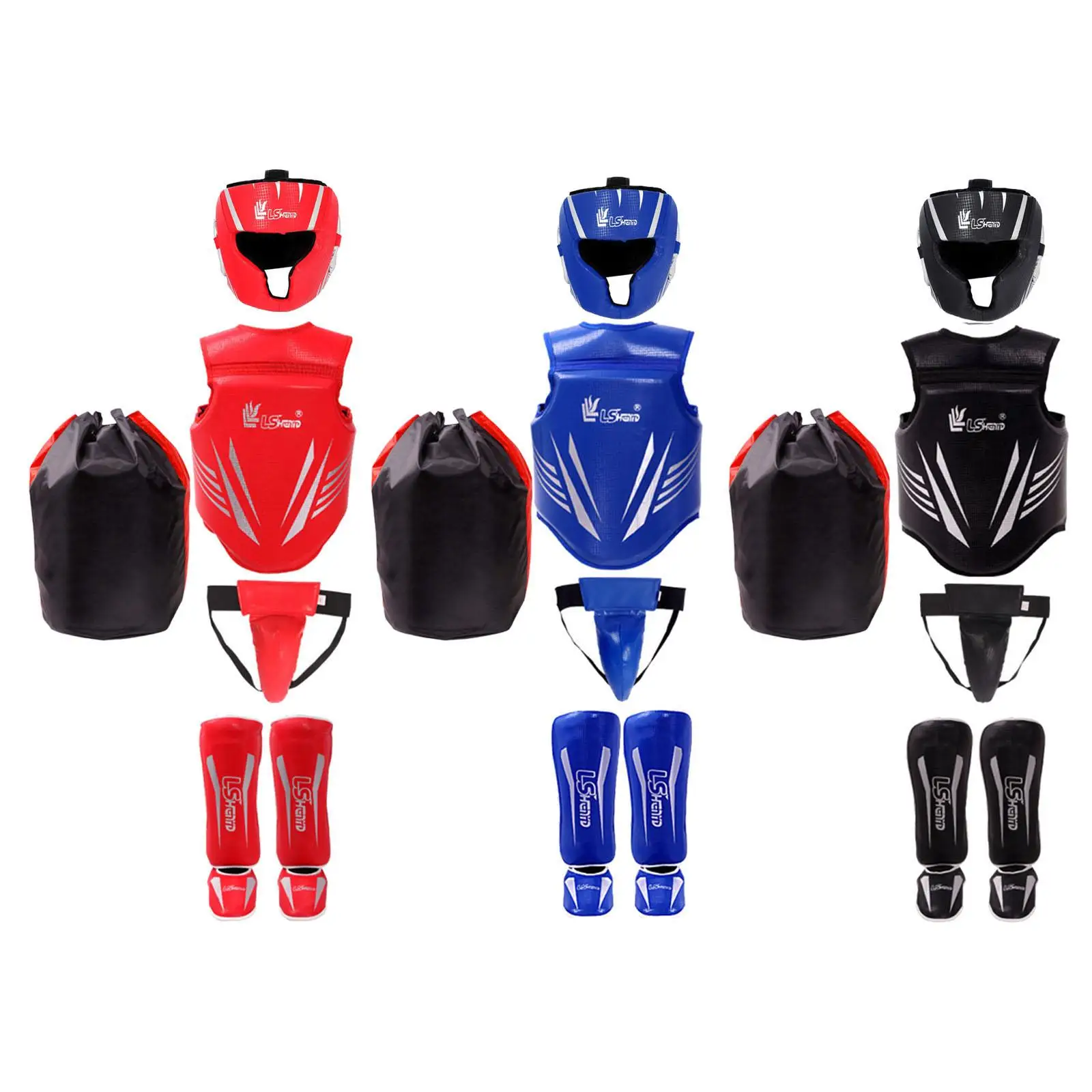 

5x Boxing Body Protector Karate Sparring Gear for Workout Muay Thai Home Gym