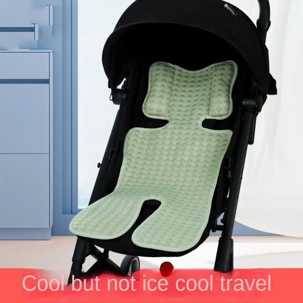 Comfortable Baby Stroller Cooling Seat Mat Breathable Seat Liner Baby Stroller Cushion Solid Color Soft Pram Pad