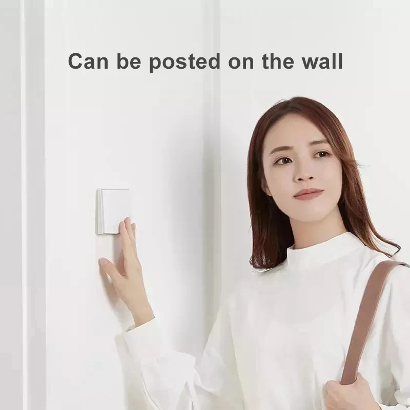 Aqara 벽 스위치 D1 ZigBee 스마트 무선 스위치 키 라이트, 리모컨 파이어 와이어, 중립 없음, Mi Home HomeKit로 작동