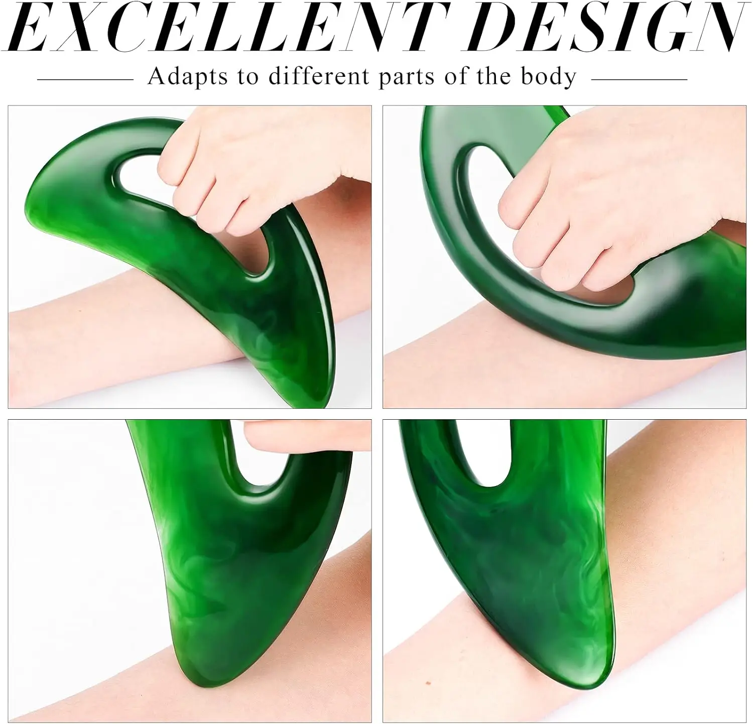 Body Guasha Massage Tool Set Large Gua Sha Board Muscle Scraping Massage Tools Facial Anti Cellulite Spa Acupuncture Tools