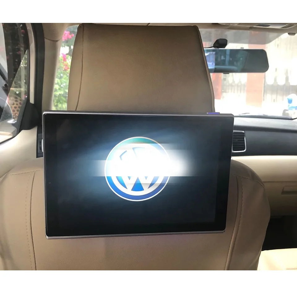 

4K Android Rear Head Rest DVD Monitor In Car For CC Multivan Caravelle Sharan Touran Magotan T-ROC Golf Video Display