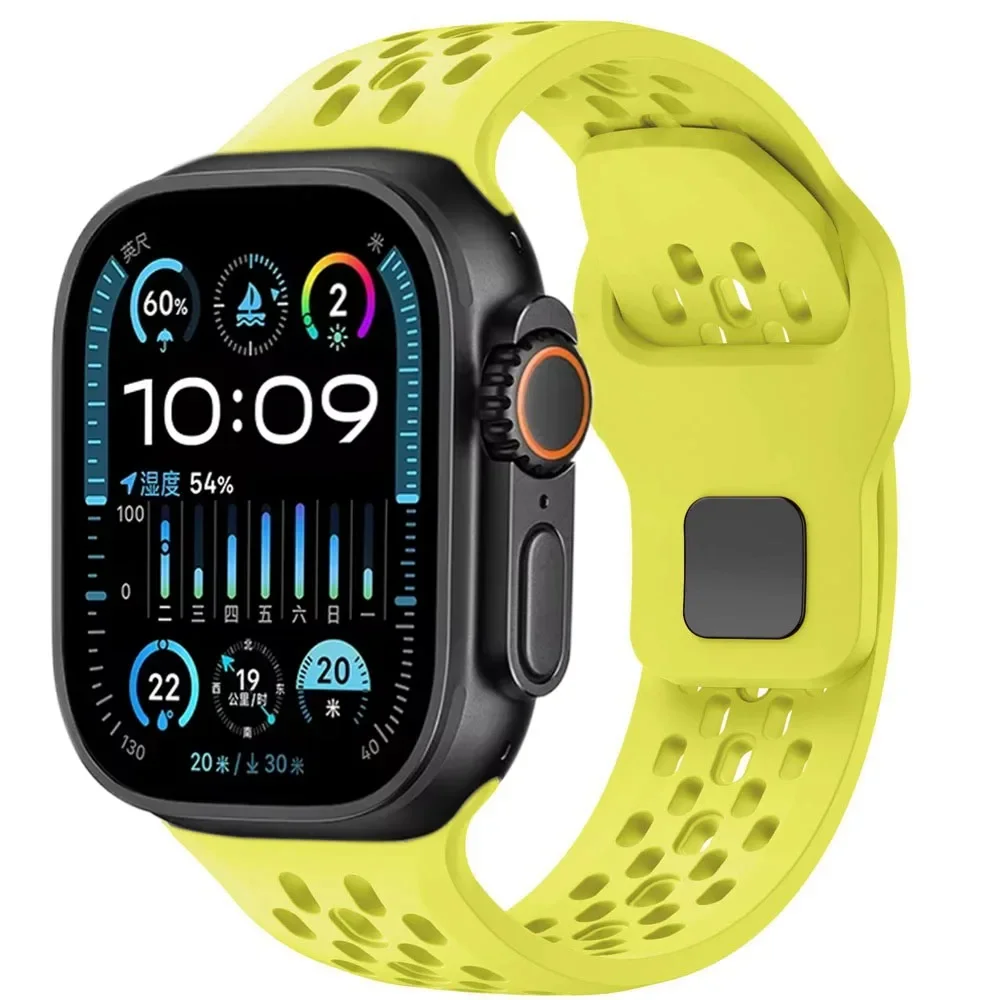 Sport Silicone Strap for Smartwatch - Durable and Breathable Design