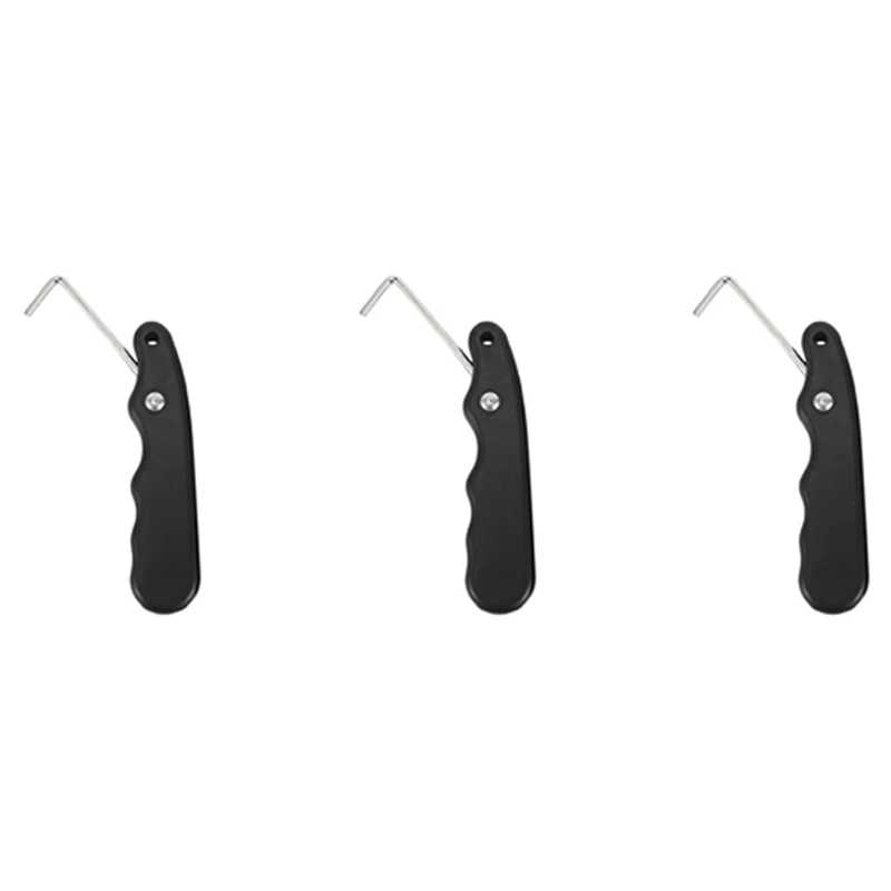 

ELOS-3X Universal Practical For Figure Roller With Extended Hook Durable Ice Hockey Puller Handle Skate Lace Tightener