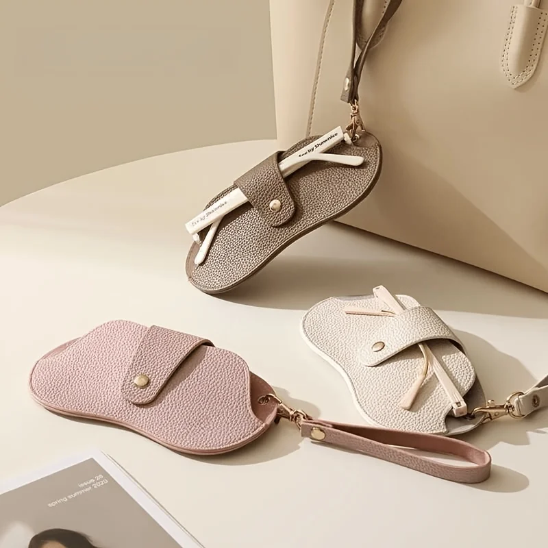 Korean Style PU Leather Sunglasses Pouch and Protector