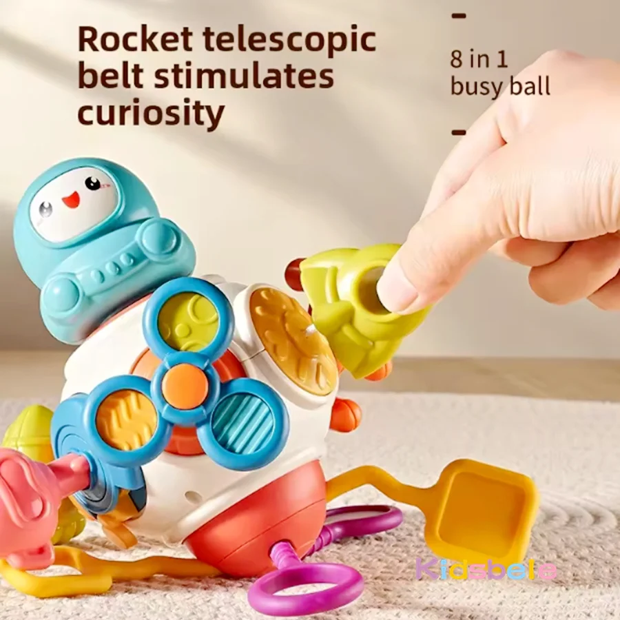 Baby activity toy for gripping and touching