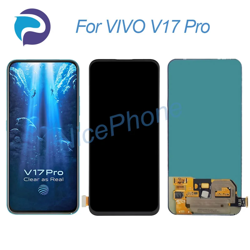 

for VIVO V17 Pro LCD Screen + Touch Digitizer Display 2400*1080 1909 For VIVO V17 Pro LCD Screen Display