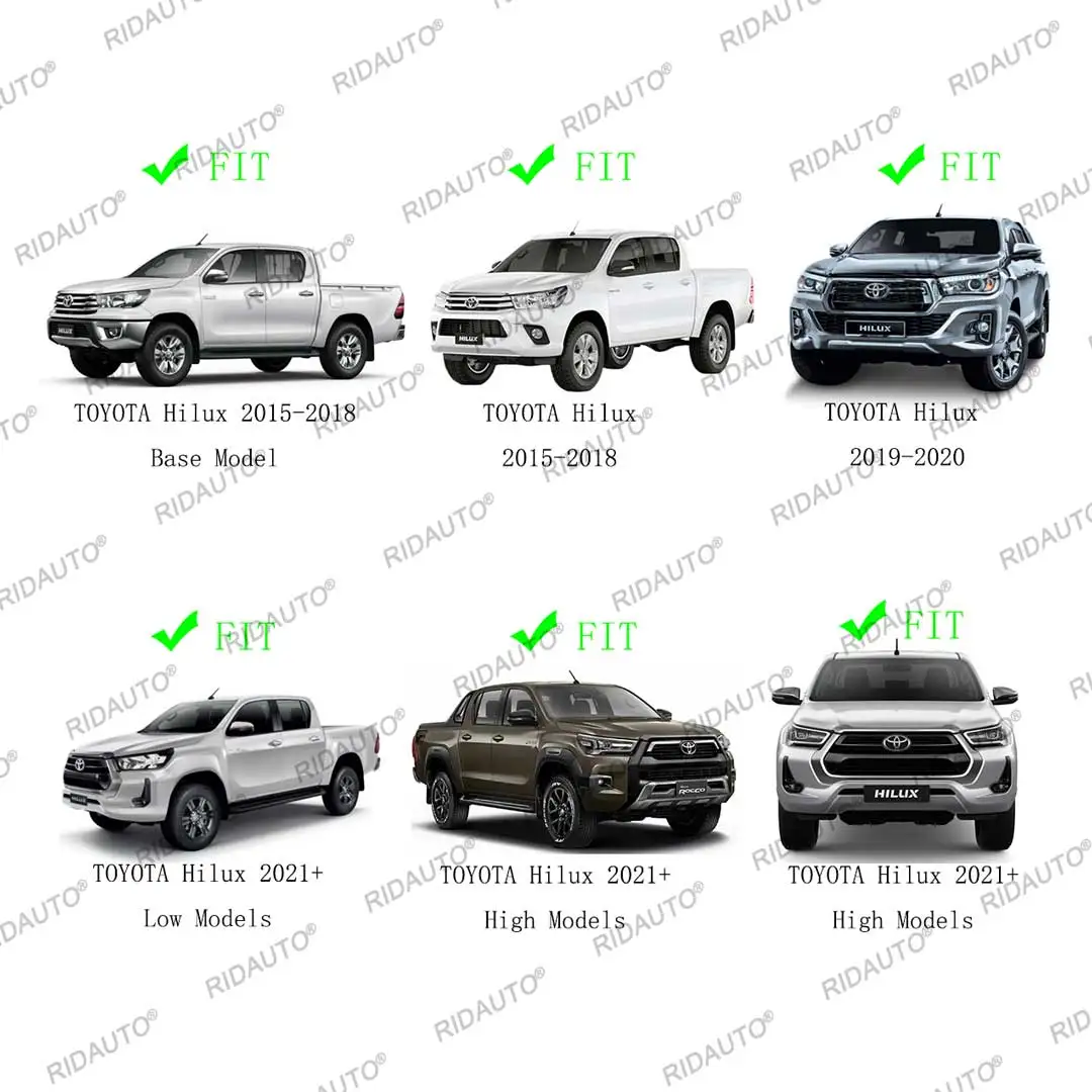 Toyotaハイラックス用電動テールゲート,中央ロックキット,ポップ