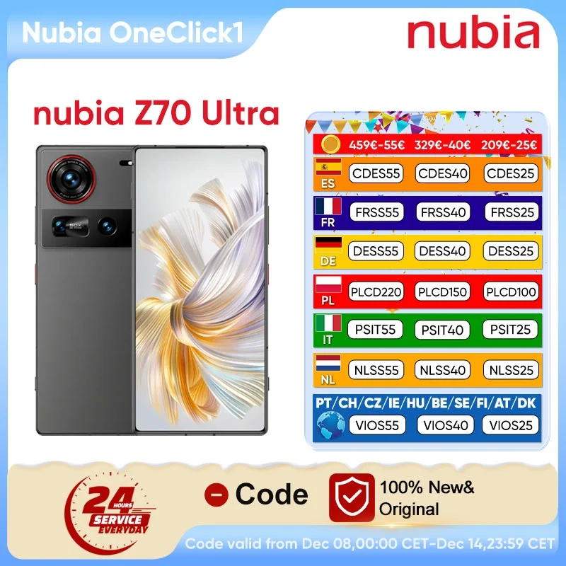 Nubia Z70 Ultra telefon z EU za $444.35 / ~1669zł
