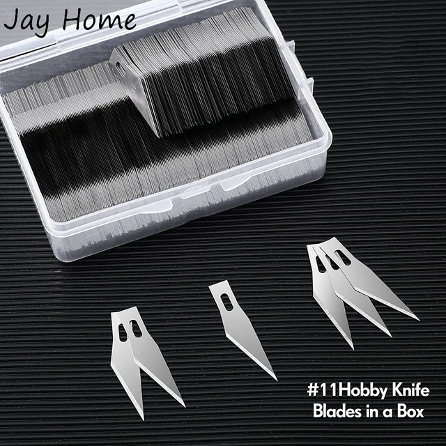 14 Piece Hobby Craft Knife Set for Cutting Wood Cardboard Paper Plastic  Cloth and Foam Board for Hobby Craft Projects 