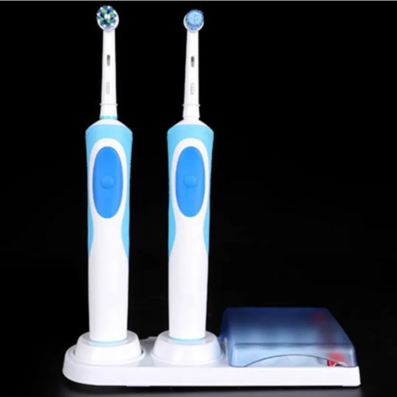 Soporte/soporte para cepillo de dientes eléctrico Oral-B con bandeja de  goteo Individual con soportes para cabezales dobles Soporte para compartir  -  México