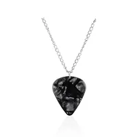 Collier de médiator de guitare, pendentif en forme de cœur et de rubis, chaîne de clavicule Eddie Munson, Punk étrange, choses d'horreur, ras du cou, bijoux Cospaly, cadeaux 4