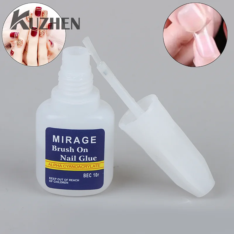 

10g Nail Glue Clear Strong Adhesive Acrylic False Nails Tips Makeup UV Gel