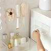 Acrylic Comb Holder Organizer Storage Shelf Clear Transparent Wall-Mounted Hair Brushes Rack Bathroom Accessories Home Shelves 3