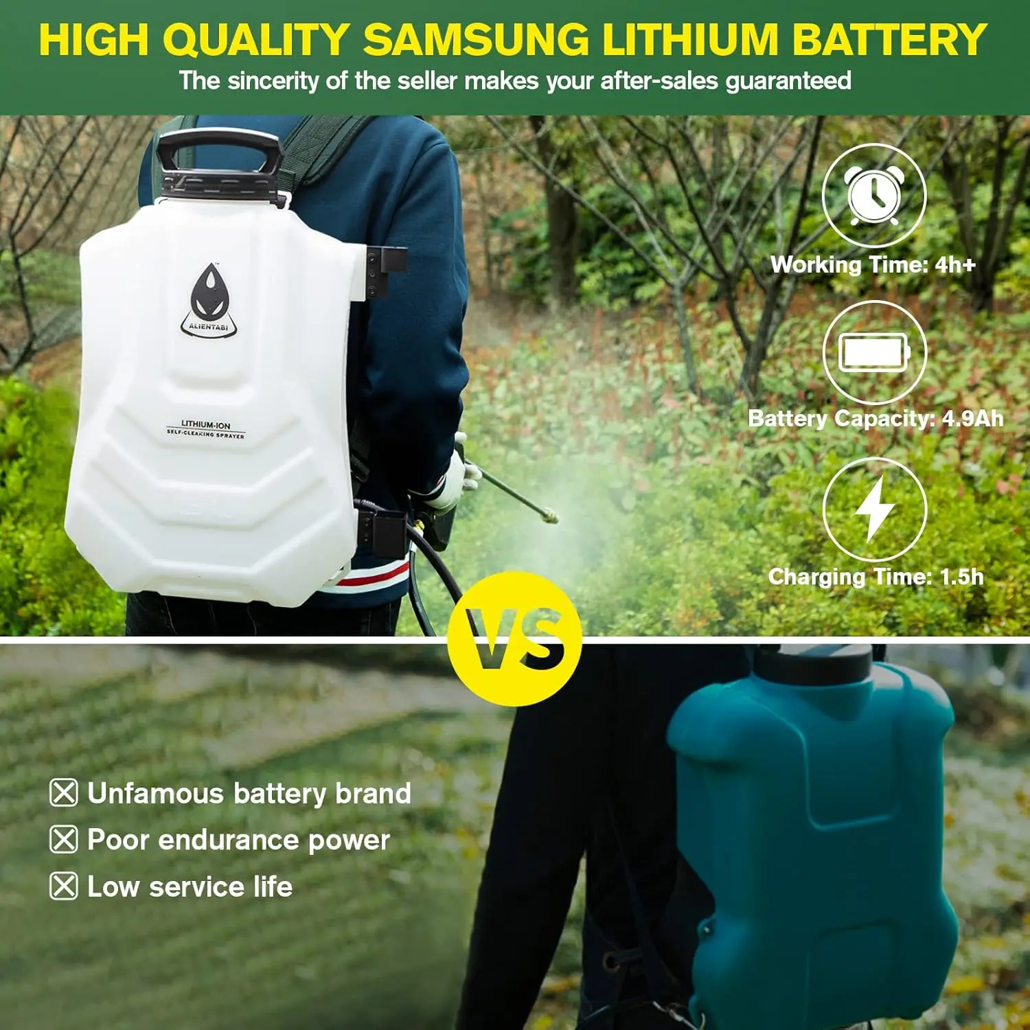 4-Gallon Battery-Powered Backpack Sprayer 3