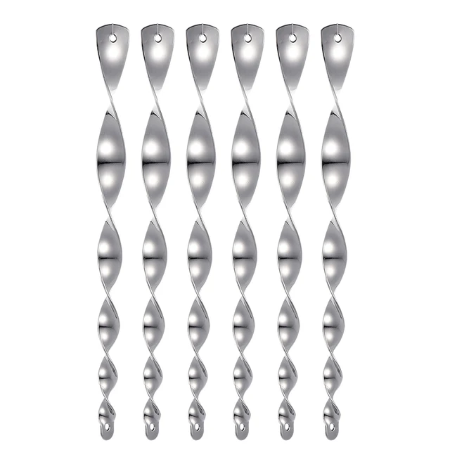 6Pcs silver