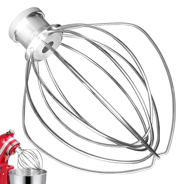 K45WW Stainless Steel Mixer Egg Beater,Kitchen Aid Whisk,Stainless