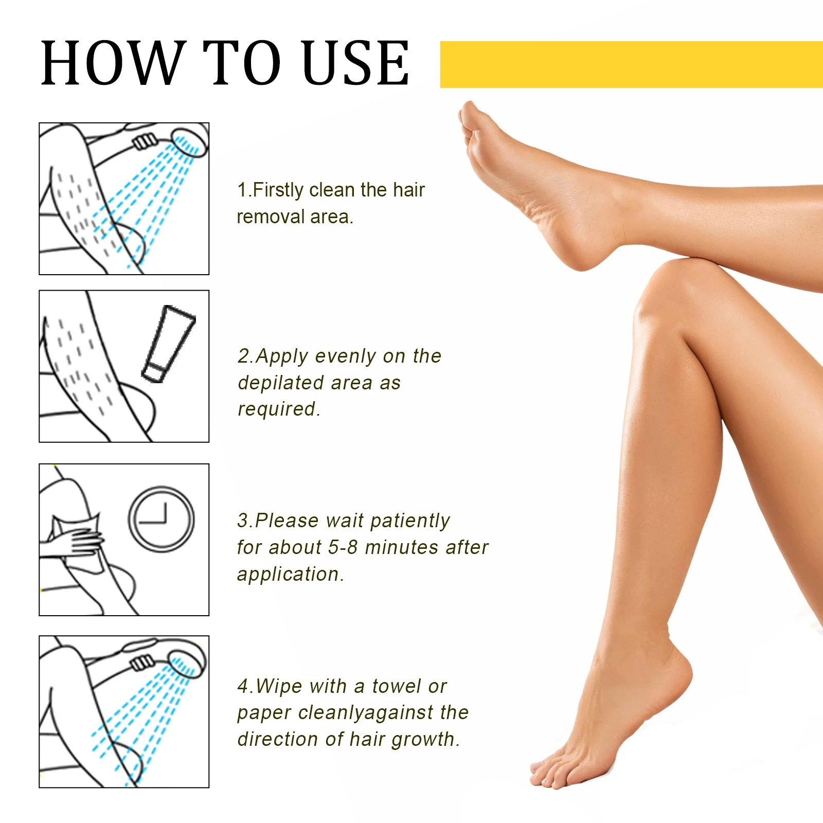 Honey Milk Hair Removal Cream Gentle Depilatory For Body Skin_voghion.com
