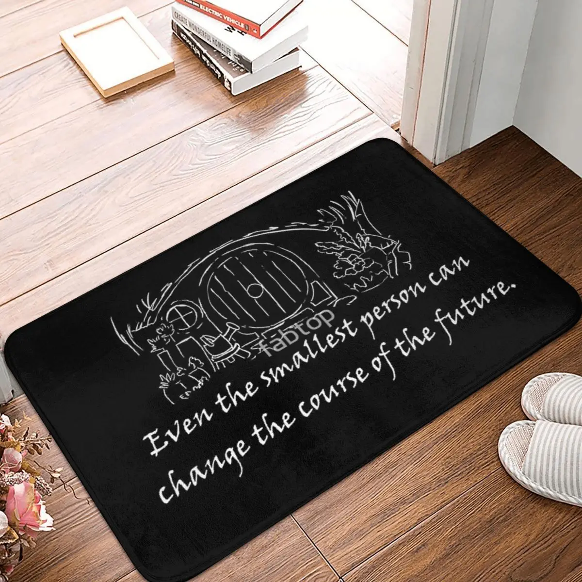

Even The Smallest Person 40x60cm Carpet Polyester Floor Mats Trendy Bathroom Festivle Gifts