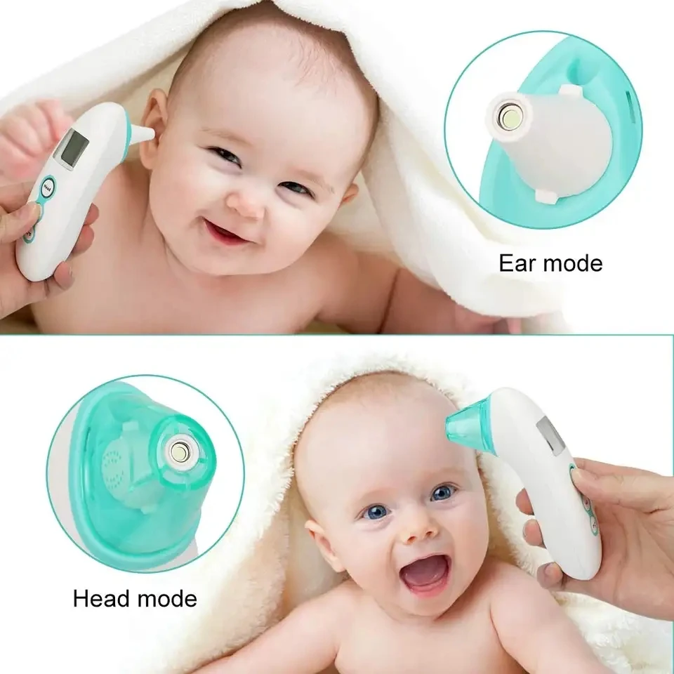 

Инфракрасный цифровой термометр для бесконтактного жидкокристаллического медицинского термометра лба, уха, тела для взрослых и младенцев