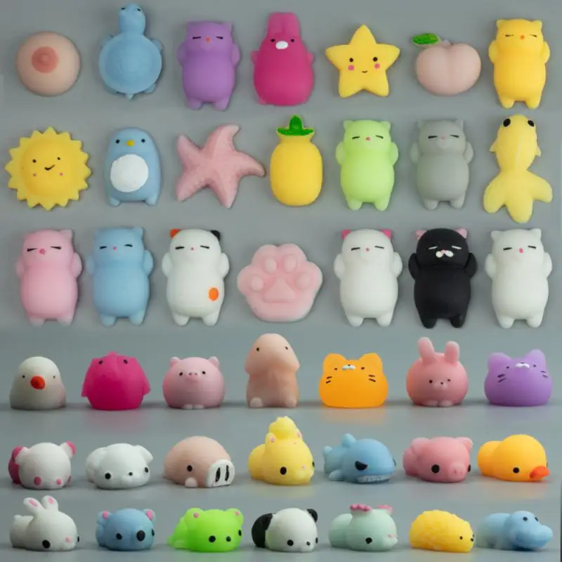 Birthday Gifts Vent Toys Mochi Squishies Kawaii Cartoon Squishy Toys For Kids Relief Stress Ball Squeeze Party Favors Toys - Bilde 2