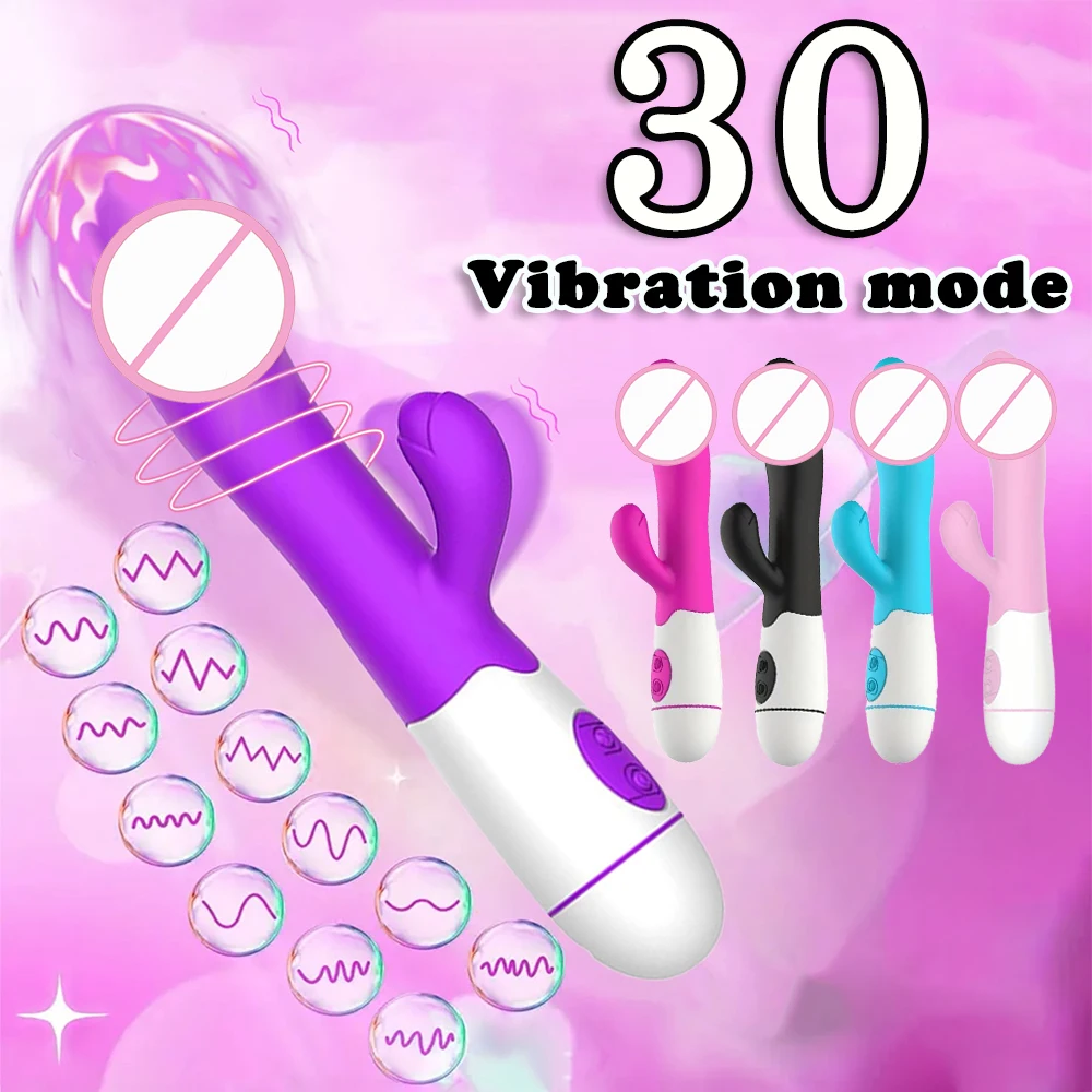 30 Speed G-Spot Vibrator Vaginal/Clitoral Massager Sex Toys Female Sex Toys Adult Sexy Toys without batteries