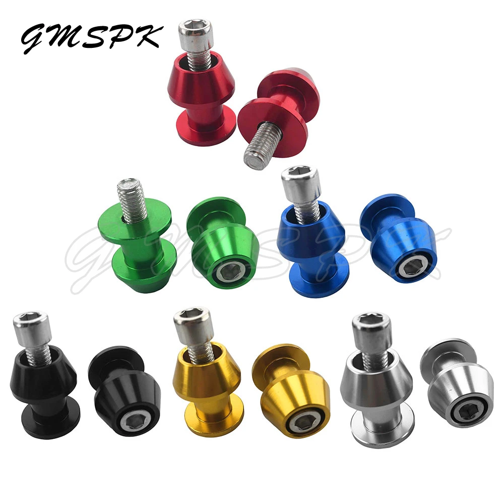 2PCS 6/8/10MM Motorcycle Swingarm Spools Slider Stand Screws